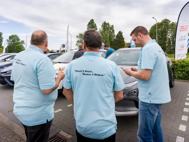 deelnemers bij de start